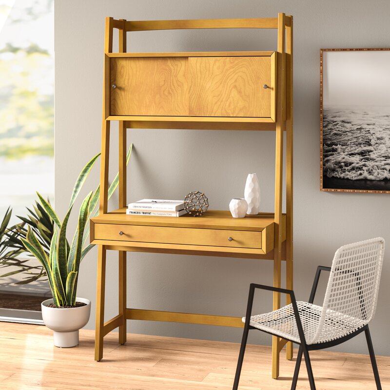 Dunkelberger Solid Wood Ladder Desk Reviews AllModern